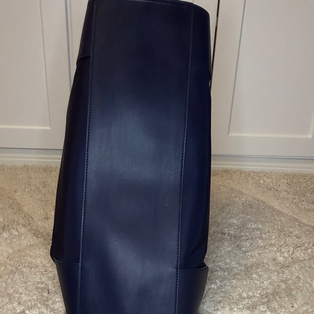 NWOT Tory Burch Midnight Blue Ella Nylon Tote - Picture 6 of 13